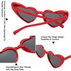 GIFIORE Heart Sunglasses Polarized Cute Red Heart Shaped Cat Eye