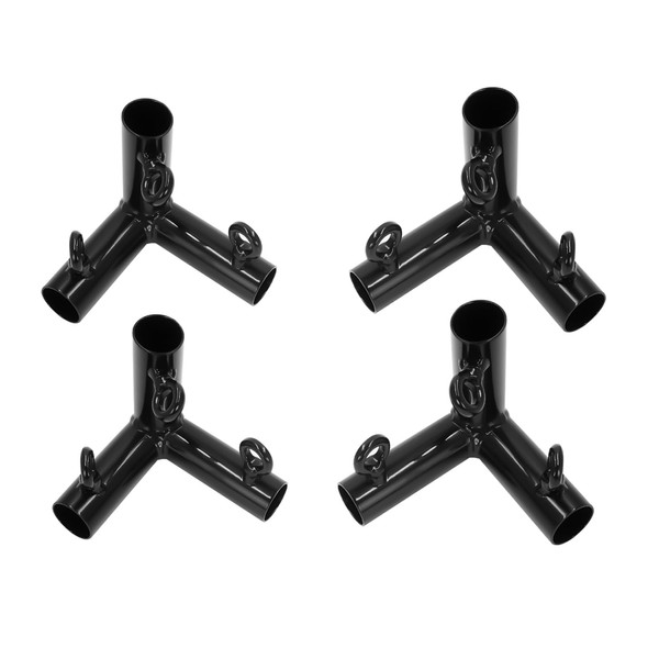 Aoneky 3 Way 1 3/4" Corner Canopy Fitting - Cage