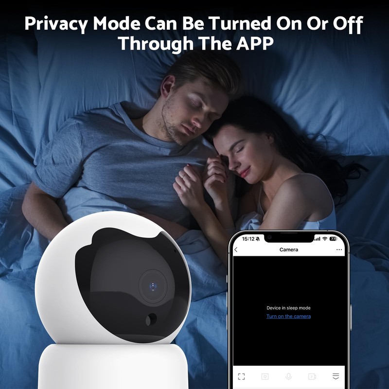 ADVWIN WiFi Security Smart Camera Indoor Pet Dog Camera, Home