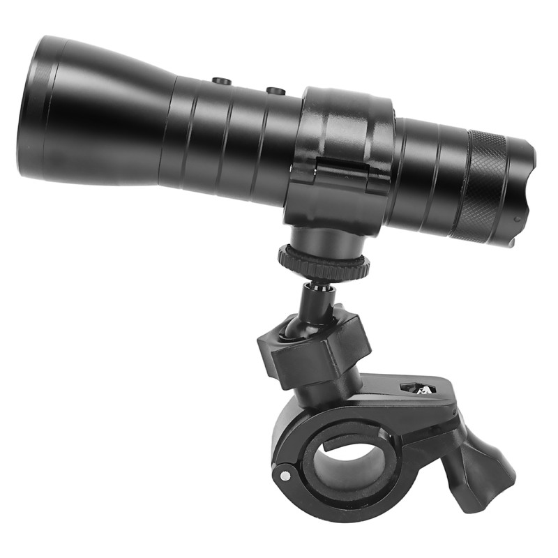 Motorcycle Helmet Camera 1080P HD Sports Action Camera Flashlight Shaped