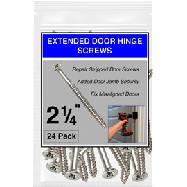Generic Satin Nickel Silver Wood Screws - 9 x 2 1/4 Inch, Flat Head - Phillips, 24 Pack