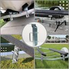 4 Pcs 8" Boat Trailer Bunk Brackets, Swivel Top Bunk