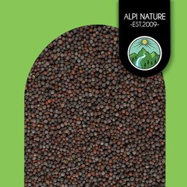 Mustard Seeds (1kg, 2.2lb), Black and Brown Mustard Seeds, 100% Natural, Gently Dried, Mustard Seeds, Natural, No additives, Vegan