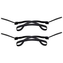 Endoto Shoelaces for Hey Dude Flat Elastic Strings Replacement Stretchy Bungee Shoes Laces(Color:Black,Size:20Inch)