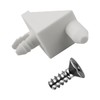 101558 (Pack of 6) Replacement Screws White Shelf Support Pins