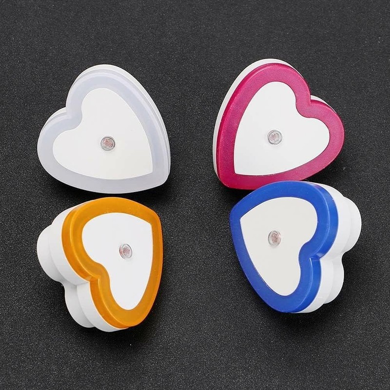 Jowxsx 0.5W Plug-in Auto Sensor Control LED Night Light Lamp