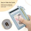 Hancynir Slim Wallet Women Credit Card Holder, Minimalist RFID Blocking