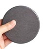 Diatomaceous Earth Coaster, Black, 1 Piece (Non-Asbestos Tested), Water Absorbent,