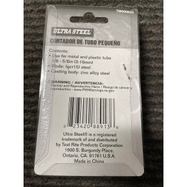 Ultra Steel 3x Mini Pipe Tubing Cutter 1/8" to 5/8" OD Copper Brass Aluminum Cutting HVAC