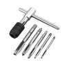 Bestgle Adjustable T Handle Tap Wrench Metric Thread for M3/4/5/6/8