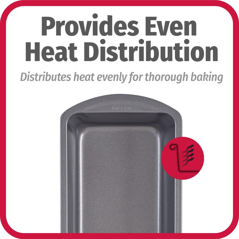 GoodCook Nonstick Loaf Pan Heavy-Duty Steel Bakeware with Easy-Clean Non-Stick