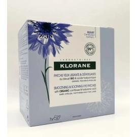 KLORANE Smoothing and Soothing Eye Patches 7 Sets Included New in Box