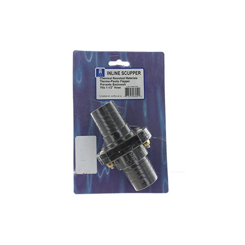 T. H. Marine T-H Marine Double Barb Inline Scupper Check