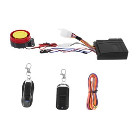 Alipis 1 Set Motorcycle Alarm System with Remote Start High Sensitivity Theft Kit for Motorcycles Simple Installation Vibration Detection Everyday Monitoring