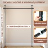 Room Divider Curtain Rod - No Drilling Partition Room Dividers