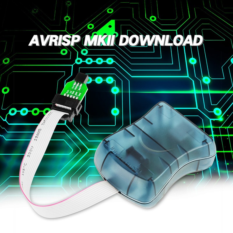 1 Set AVRISP MkII Downloader Compatible With Original Programmer Supports