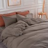 NEXHOME PRO Duvet Cover Set King Size Linen Look Organic