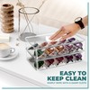 Sorbus Sunglasses Organizer - Plastic Stackable Eyeglass Case Storage Organizer