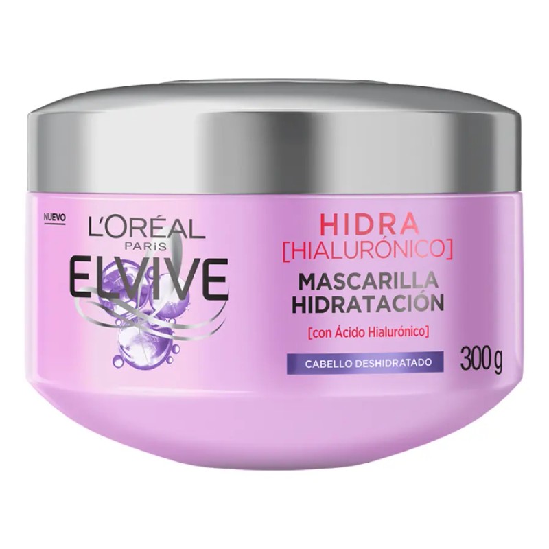 Mascarilla Oréal Paris Elvive Hidra Hialurónico 300ml