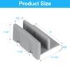 M6192 Sliding Shower Door Bottom Guide, 1/2 In. Channel, (Gray