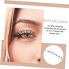 Gatuida 10 Pairs Bottom Lashes Stem Artificial Eyelashes for Women