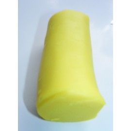 2to5 860g Soft Modelling Dough Doh Choice of Colours: Red White Brown Black Pink Yellow in clear plastic storage tub (Yellow)