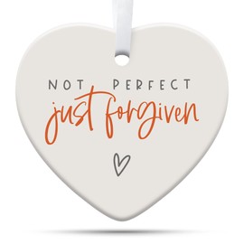 Christian Ornaments for Christmas Tree, Christian Gifts for Women, Spiritual, Catholic, Religious Gifts for Women Ceramic Ornament