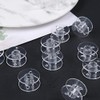100pcs Household Sewing Machine Plastic Bobbin Bobbin Bottom Thread Transparent
