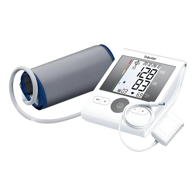 Monitor De Presin Arterial Bm28 Adaptador De Corriente Blanco