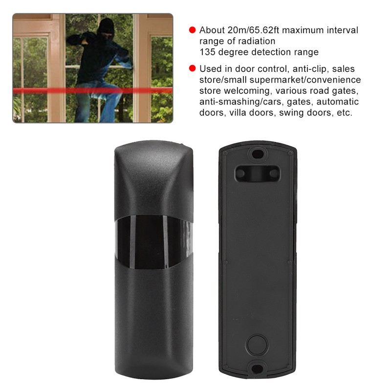 DC/AC 12-24V Universal 940nm Infrared Beam Detector Barrier Sensor Burglar