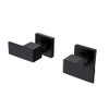 Decaura Square Shower Mixer Taps Wall Top Assemblies 1/4 Turn