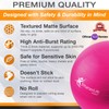 Exercise Ball for Yoga, Balance, Stability - Fitness, Pilates, Birthing,