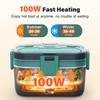 PETYDOOT 2.8L Electric Heated Lunch Box 100W Portable Food Warmer