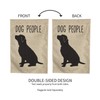 Dog People Garden Burlap Flag - 13 x 1 x