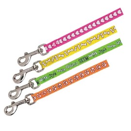 Grooming Loops Screen Print 18" Fashion Nylon Dog Restraints Choose Print or Set (Full Set - All 4 Prints)