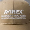 AVIREX AVIREX NUMBERING Military 6-Panel Cap Baseball Cap Hat Men's