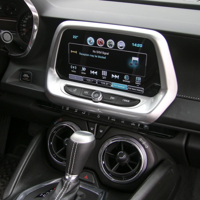 RT-TCZ for Camaro Radio 8" Display Screen Trim Cover for