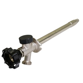 Midline Valve 62081G-OM Anti-Siphon Sillcock Frost Free Outdoor Faucet with Vacuum Breaker 1/2 in. PEX A x 3/4 in. Hose Bib, 8 in. Long, Chrome
