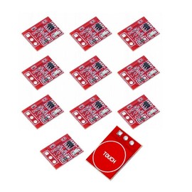 Podazz 10pcs TTP223 Self-Locking Capacitive Touch Switch Module Single Channel Transformation