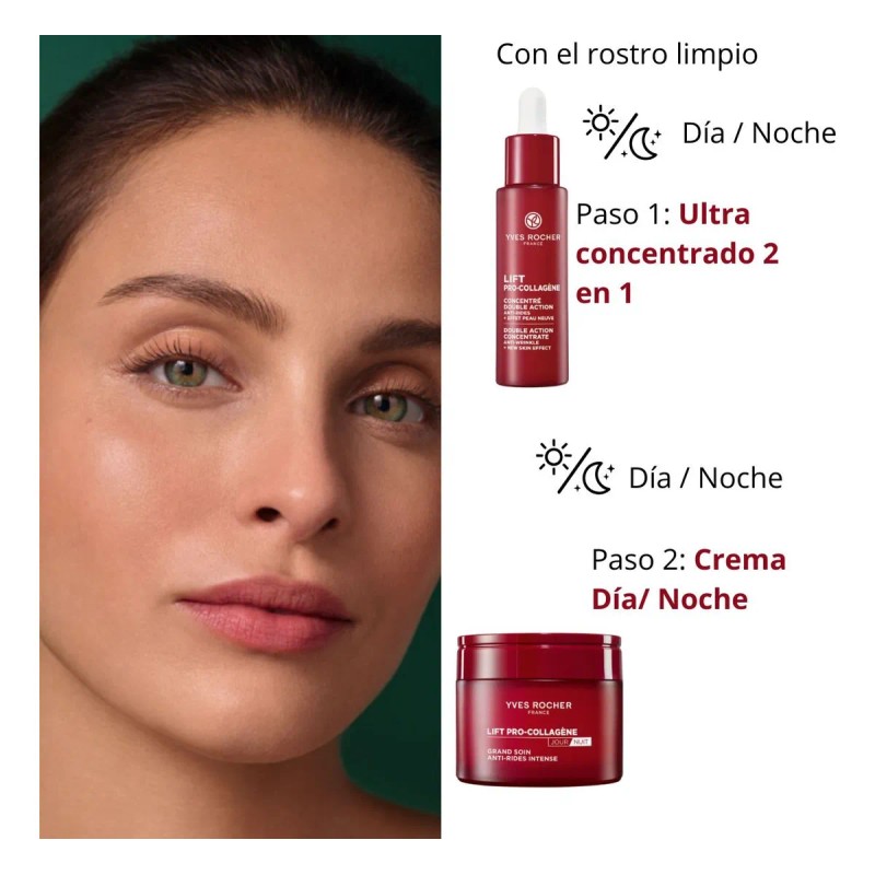 Set Yves Rocher Lift Pro-collagène Sérum + Crema Hidratante
