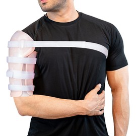 Sarmiento Brace - Humeral Shaft Fracture Splint Humeral Fracture Brace for Broken Upper Arm Shoulder Bicep Left/Right Arm Long-Bone Humerus Fracture for Men and Women (M)