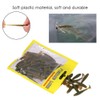 Fishing Worm Rubber, Fishing Lure, 50 Pieces Artificial Bait, Soft