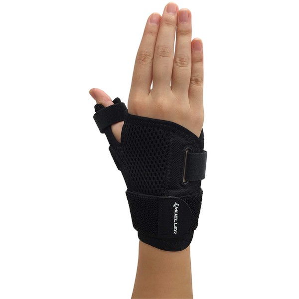 Mueller 55277 Thumb Stabilizer, One Size Fits Most, Wrist Circumference: 5.5 - 10.2 inches (14 - 26 cm), For Left and Right Use