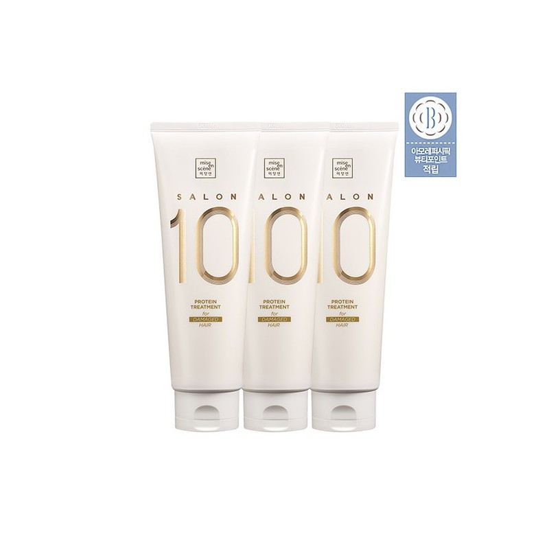 Amorepacific Salon 10 Protein Shampoo/Treatment 3-Pack - 04_Treatment (For Severely