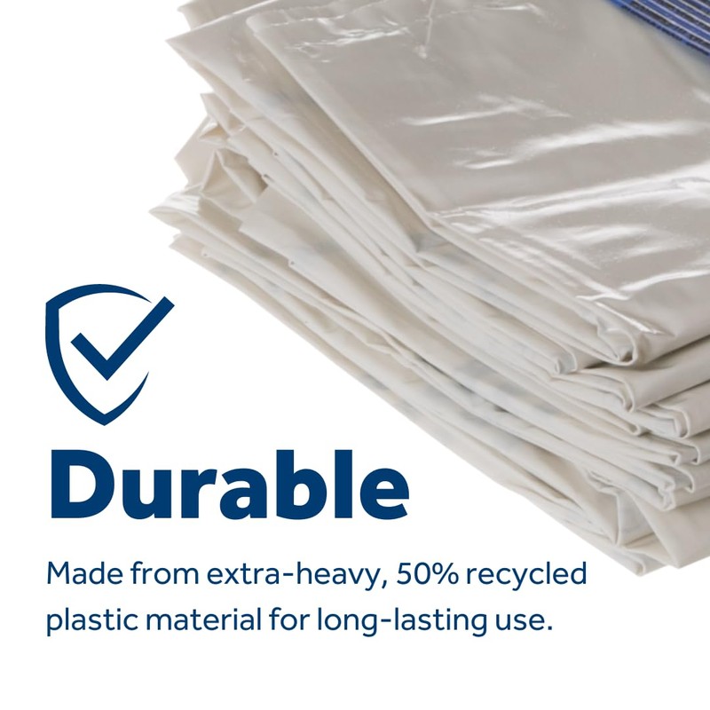 Universal 18 Gallon Heavy Duty Trash Compactor Bags, Single Pack,