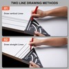 7 inch Set Square Hangable Type, Preciva Speed Square Metric,