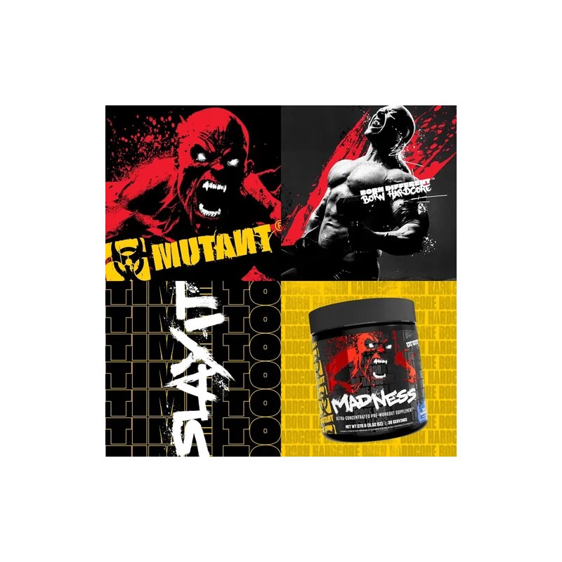 Mutant Madness Ponche De Frutas 30 Servicios Pre Entreno