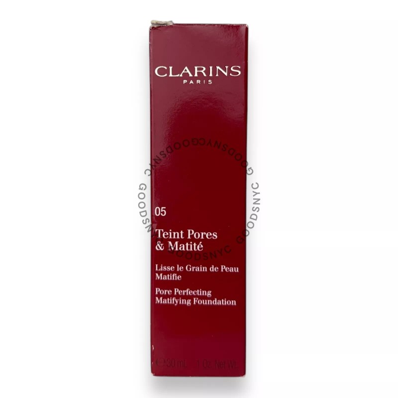 Clarins 2-PACK Clarins Pore Perfecting Mattifying Foundation, 05 Nude Cappuccino