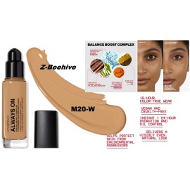 Smashbox Always ON M20-W Skin Balancing Foundation Skin Care 1.0 OZ NIB.jpg
