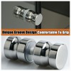 Alise Shower Glass Door Handle,Sliding Shower Doors Knob Back-to-Back Pull